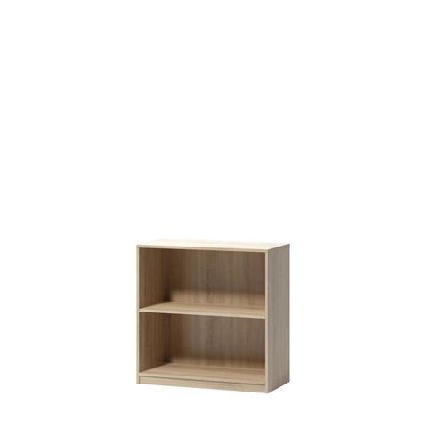REGÁL, dub sonoma, dub, 80/80/37.6 cm - dub sonoma, Basics, drevo (80/80/37.6cm) - Carryhome