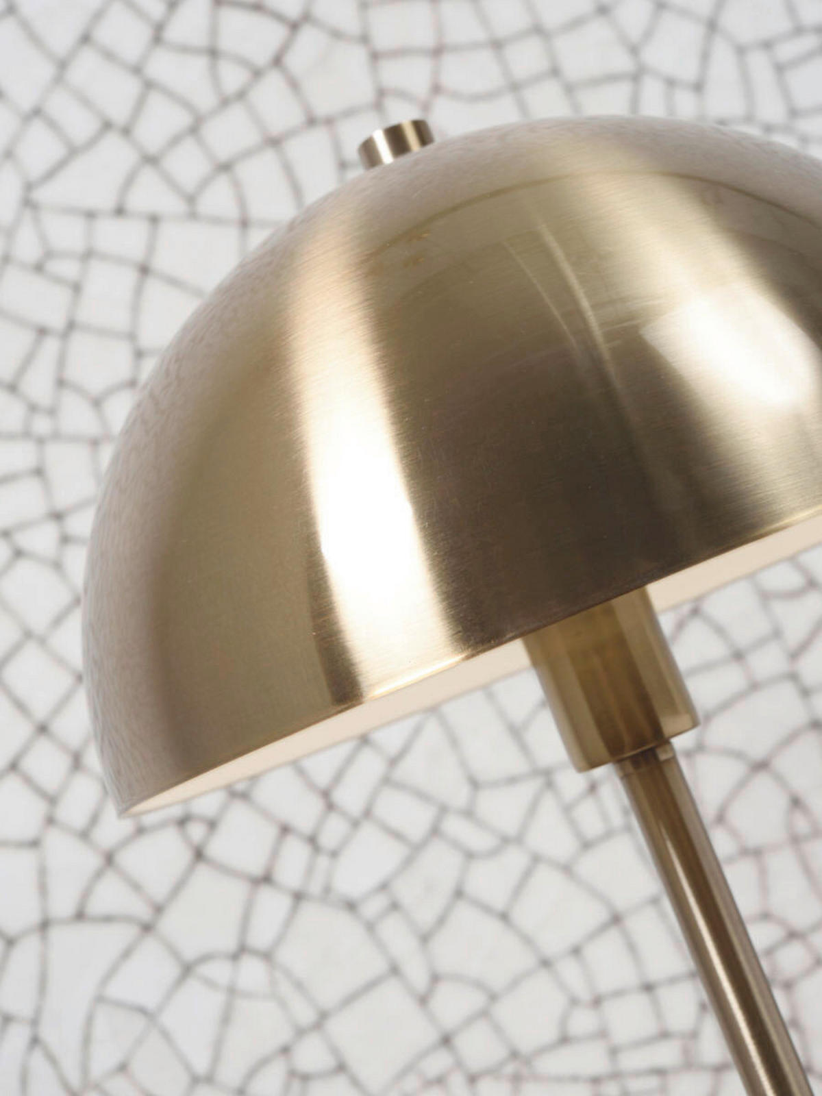 STOLNÍ LAMPA, nástěnný stmívač, 25/45 cm  - bílá/barvy zlata, Trend (25/45cm) - It's about Romi