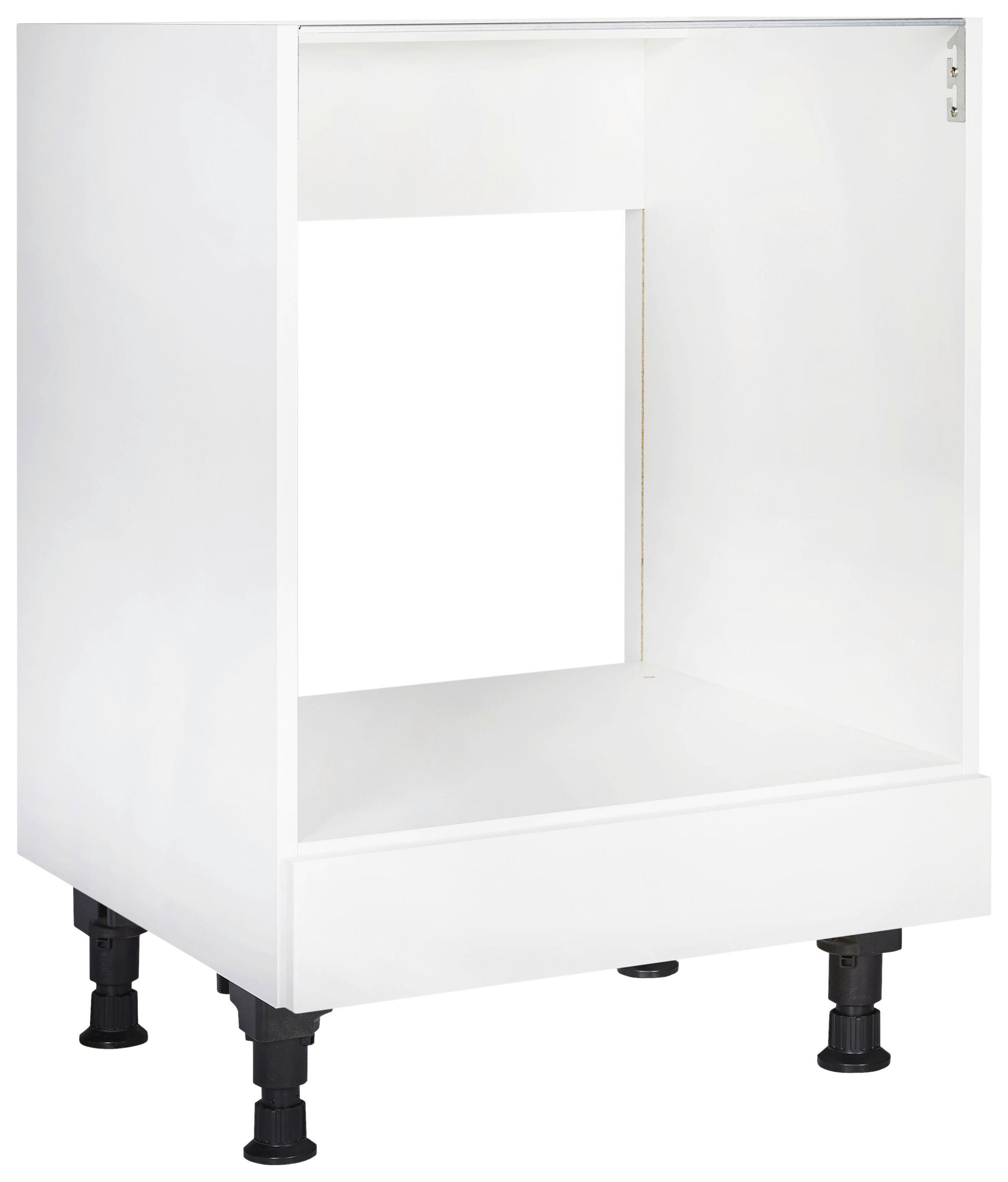 Thumbnail - Nobilia Herdumbauschrank Touch, Weiß, Holzwerkstoff, 1 Schublade(n) Schubladen, einzeln stellbar, 60x87x56 cm, Blauer En...