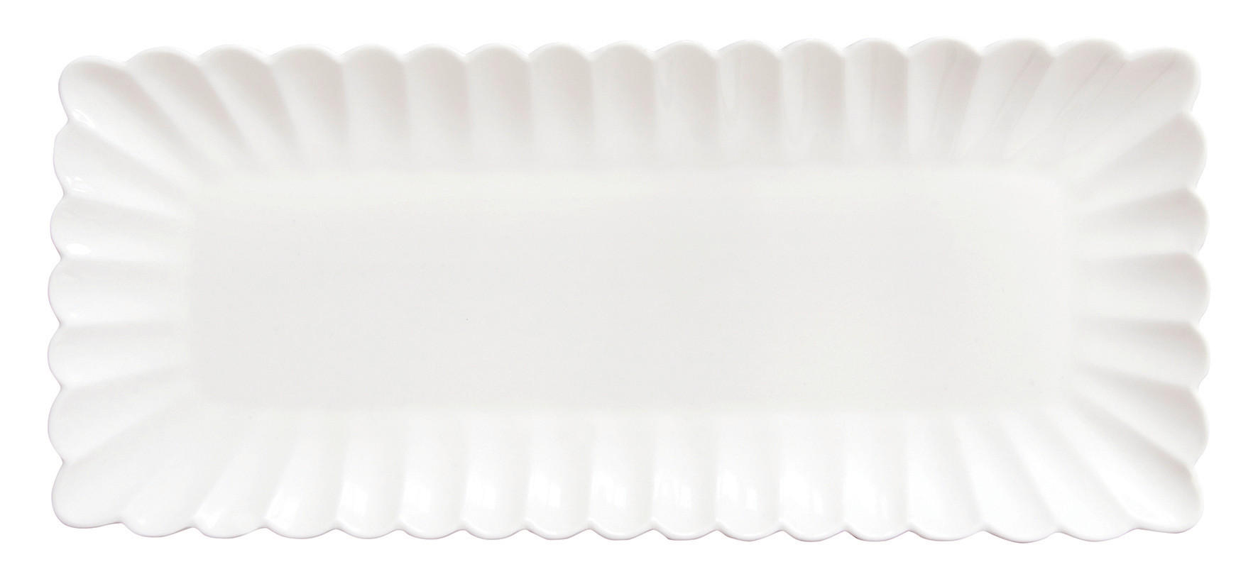 TÁNYÉR  - fehér, Romantik / Landhaus, kerámia (0.83kg) - Easy Life