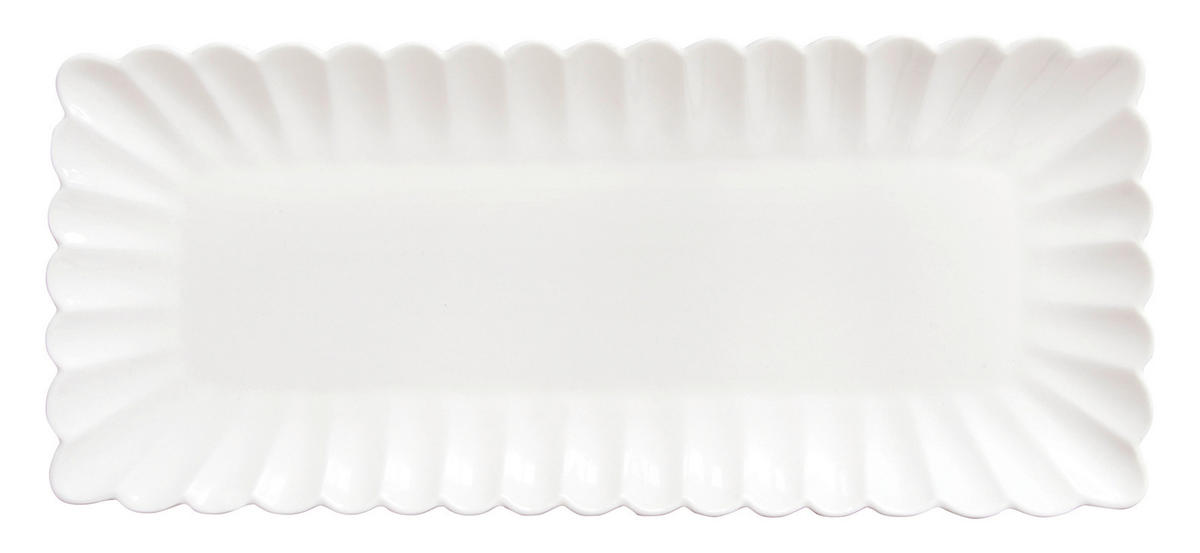 TÁNYÉR  - fehér, Romantik / Landhaus, kerámia (0.83kg) - Easy Life