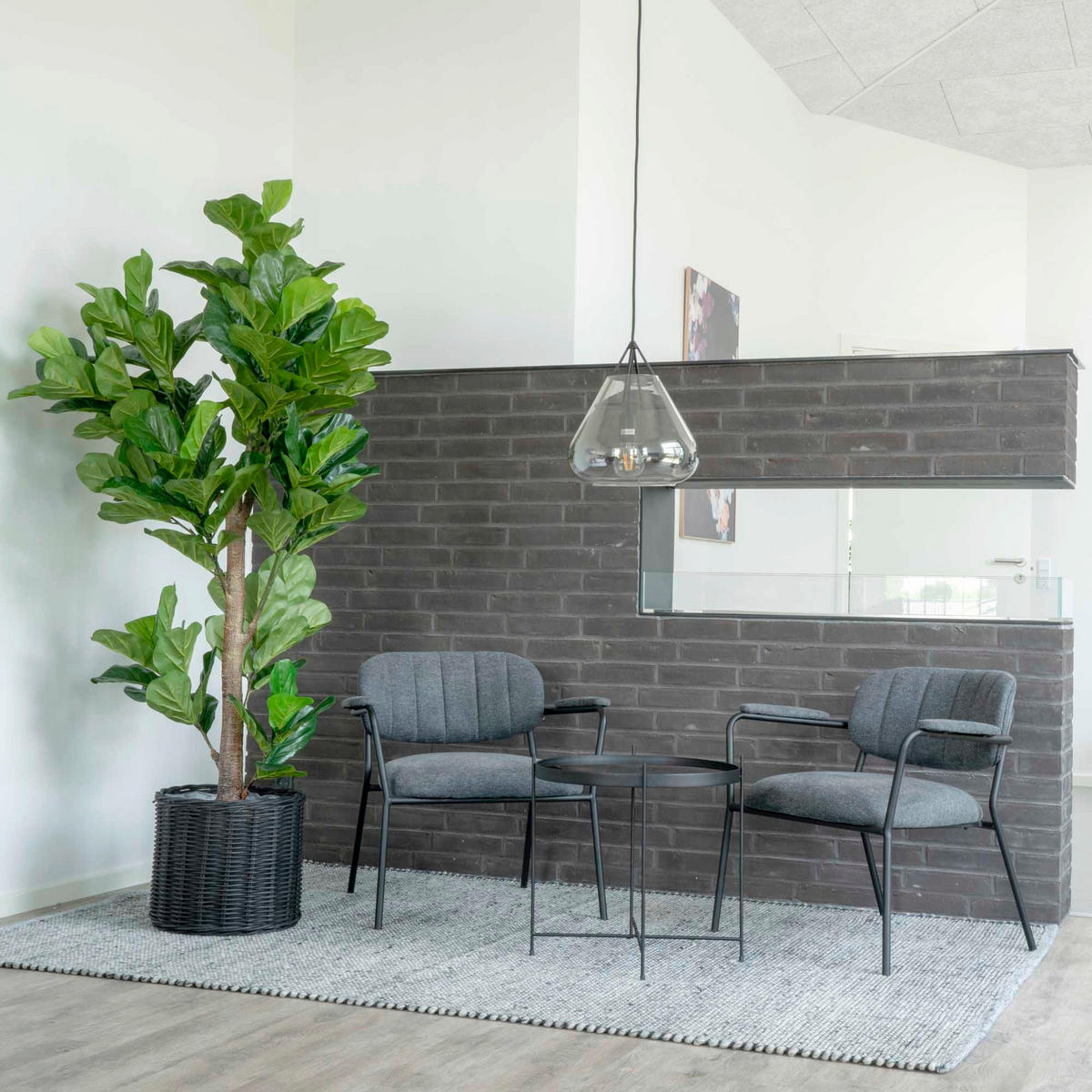 KONSTVÄXT 190 cm  - grön/ljusbrun, Basics, plast (190cm) - Ambia Home