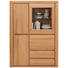 HIGHBOARD Eiche furniert, massiv foliert, geölt Eichefarben - Eichefarben, KONVENTIONELL, Glas/Holz (98,5/139,6/37,7cm) - Voleo HIGHBOARD Eiche furniert, massiv foliert, geölt Eichefarben - Eichefarben, KONVENTIONELL, Glas/Holz (98,5/139,6/37,7cm) - Voleo