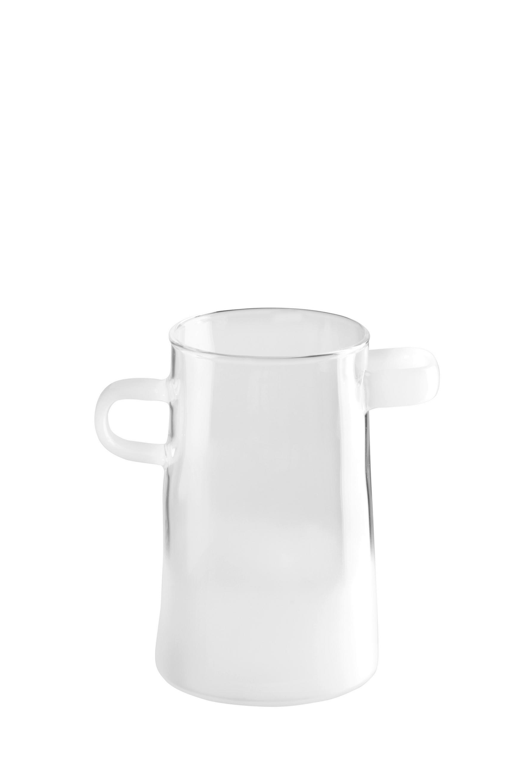 VAZA  steklo  - bela/prozorno, Basics, steklo (11/17/11cm) - ASA