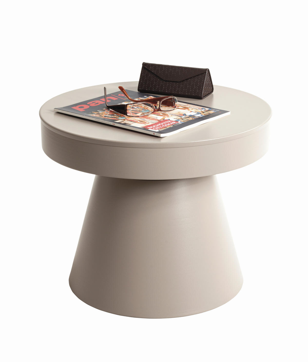 BEISTELLTISCH 50/50/40 cm Kaschmir rund  - Kaschmir, Design, Metall (50/50/40cm)