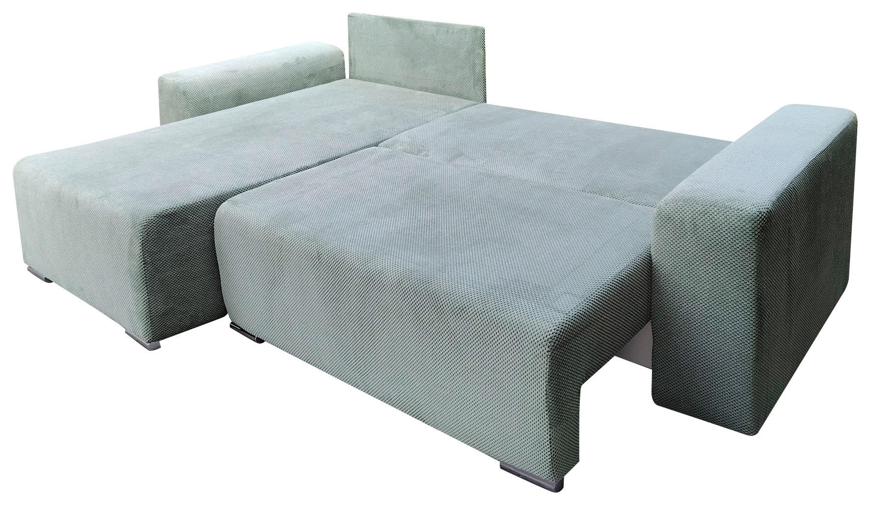 SEDEŽNA GARNITURA, siva  - srebrne barve/siva, Design, umetna masa/tekstil - Carryhome