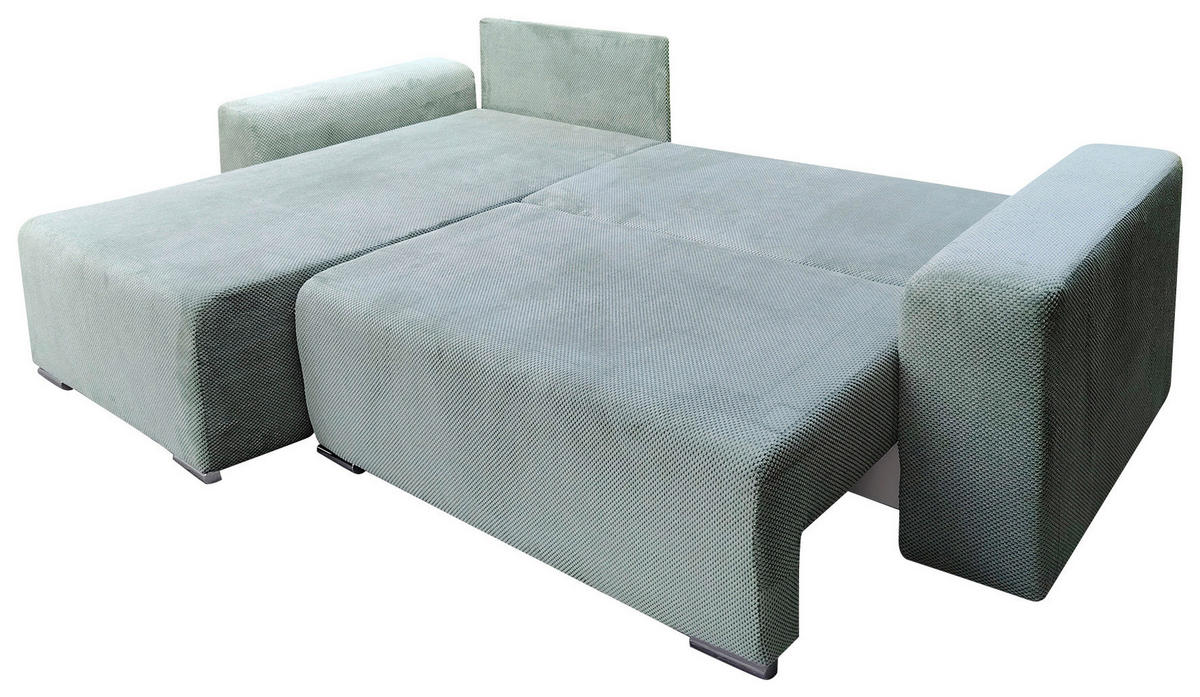 SEDEŽNA GARNITURA, siva  - srebrne barve/siva, Design, umetna masa/tekstil - Carryhome