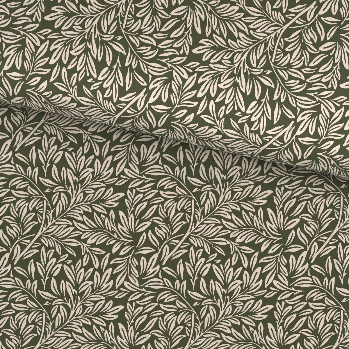 BETTWÄSCHE Satin 140/200 cm  - Grün, Design, Textil (140/200cm) - Novel