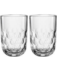 LATTE-MACCHIATO-GLÄSER GOCCE 1 2-teilig  - Klar, Basics, Glas (7,9/11,9/7,9cm) - Leonardo