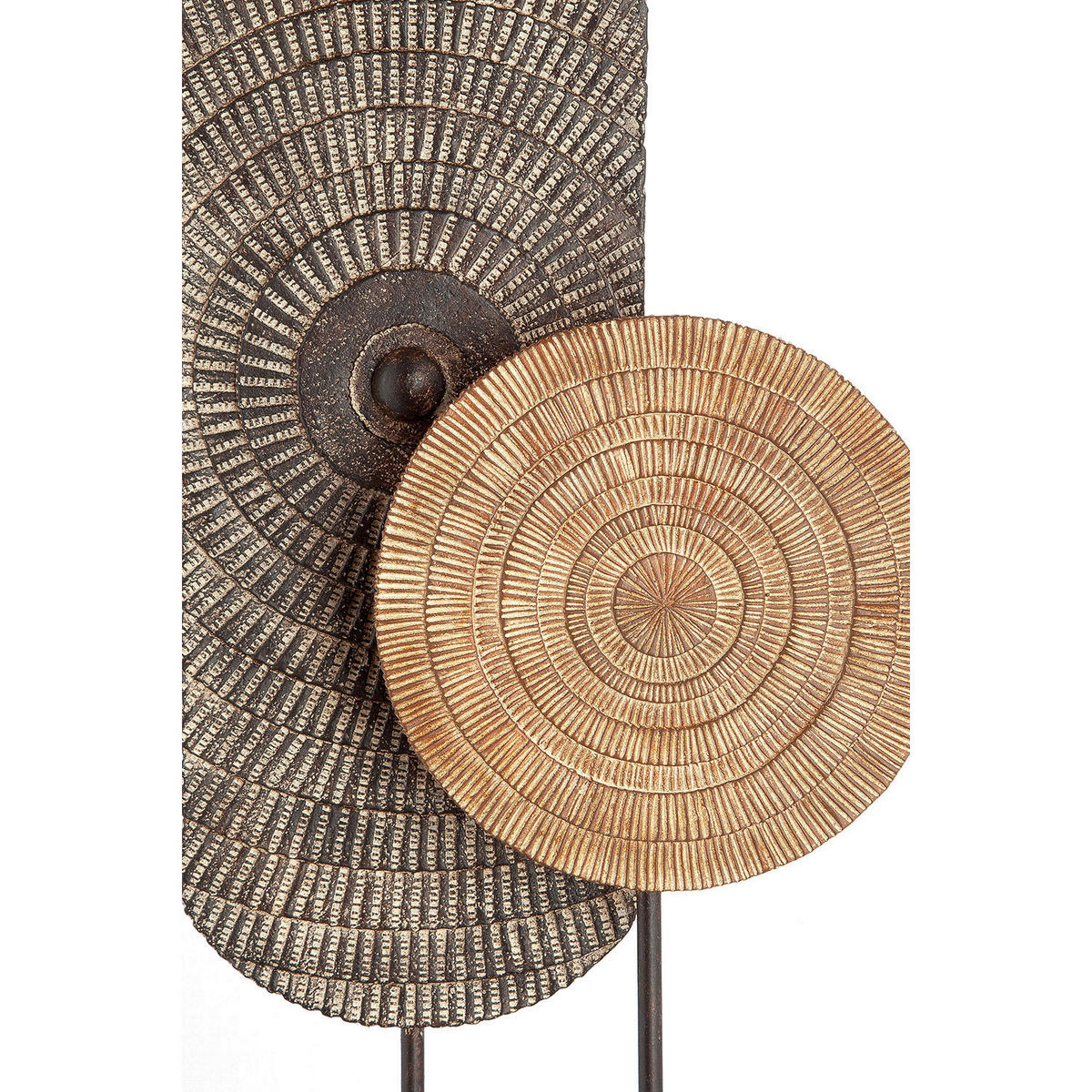 SKULPTUR - Hellbraun/Braun, Basics, Kunststoff (19,5/47,5/10cm)