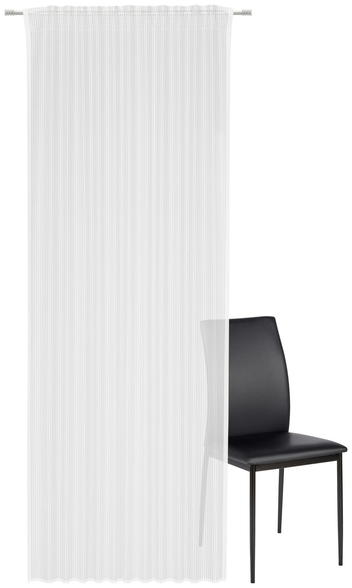 FERTIGSTORE  transparent   140/260 cm  - Weiß, Basics, Textil (140/260cm) - Dieter Knoll