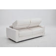 SCHLAFSOFA Creme  - Creme/Schwarz, Design, Holz/Kunststoff (200/89/97cm) - Novel