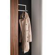 GARDEROBE  in 240/198/29 cm  - Graubraun/Nussbaumfarben, Design, Holzwerkstoff (240/198/29cm) - Moderano