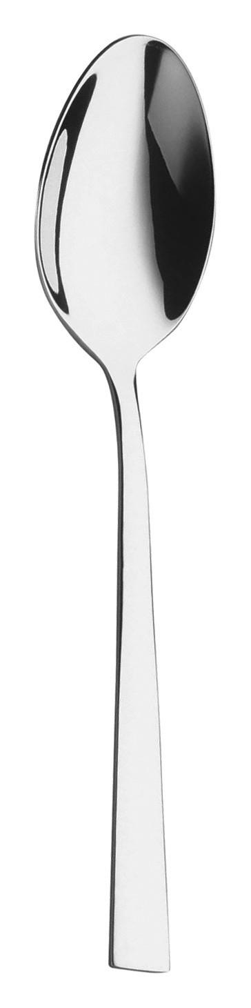 KÁVOVÁ LŽIČKA - barvy stříbra, Basics, kov (14cm) - Justinus