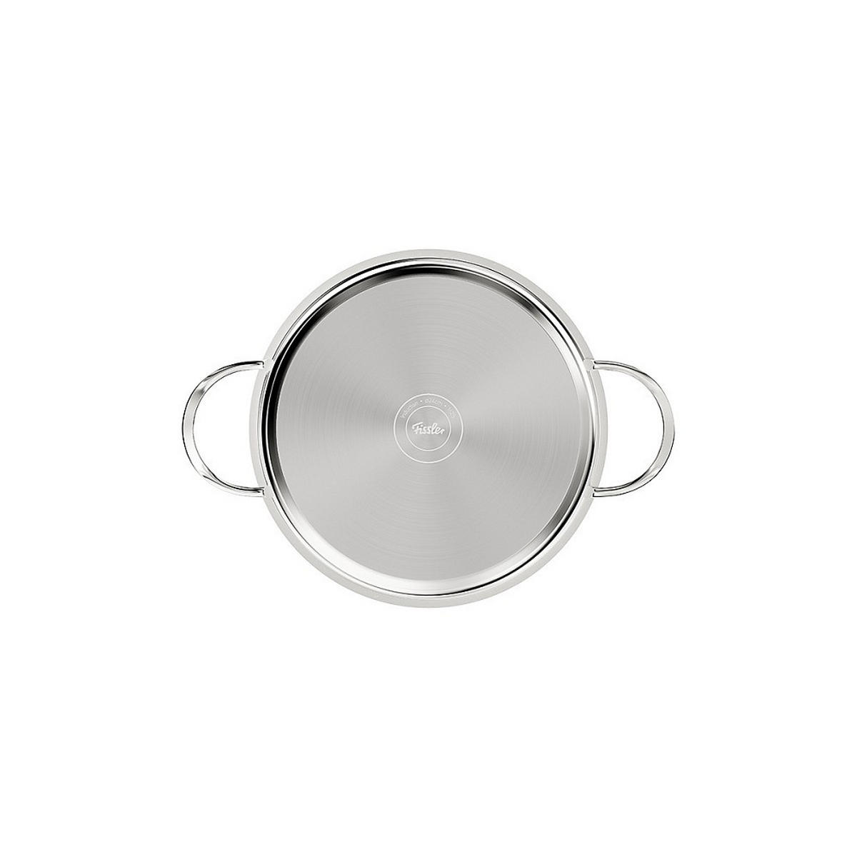 KOCHTOPFSET Leviro 4-teilig  - Edelstahlfarben/Schwarz, Basics, Metall - Fissler