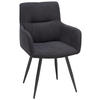 KAROSSZÉK antracit  - antracit, Konventionell, textil/fém (57/88/62cm) - Hom`in