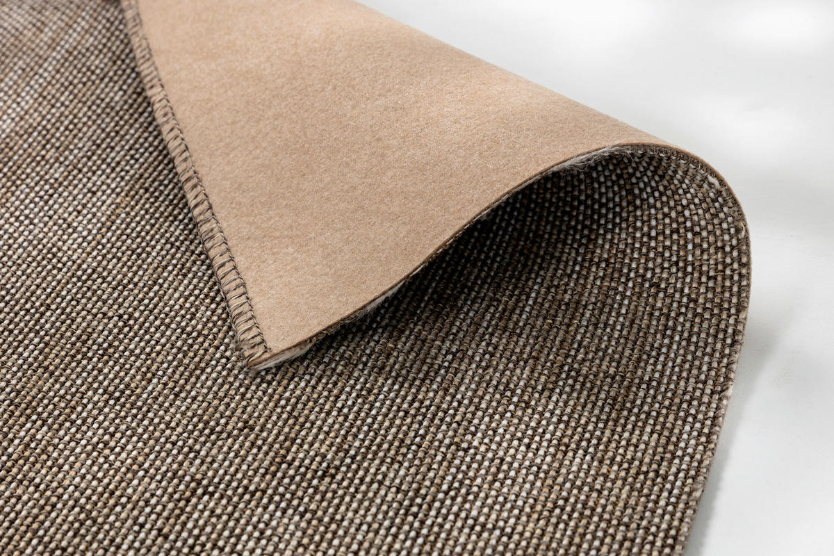 WEBTEPPICH  Wohnzimmer 170/240 cm Everest Taupe rechteckig  - Taupe, Basics, Kunststoff (170/240cm) - Schöner Wohnen