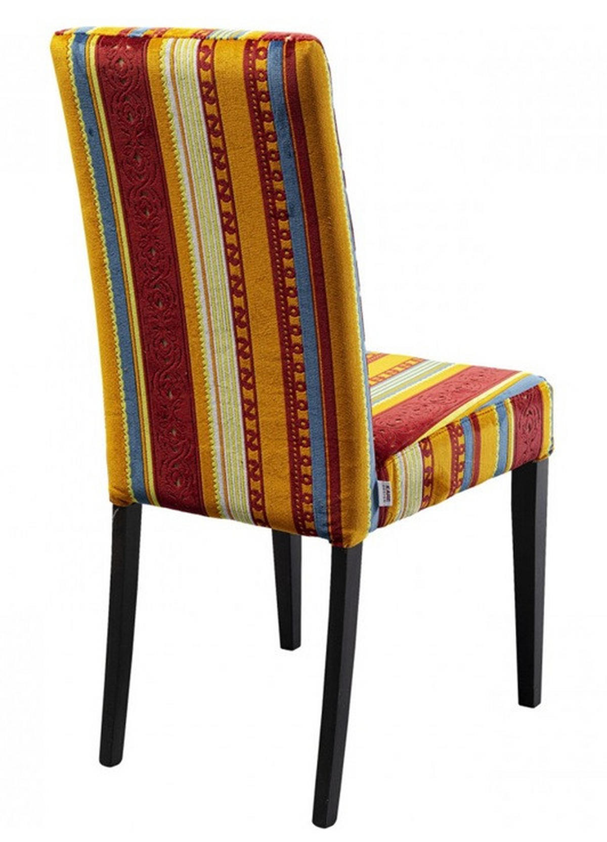 STUHL  in Textil  - Dunkelbraun/Multicolor, Design, Holz/Textil (46/97/65cm) - Kare-Design