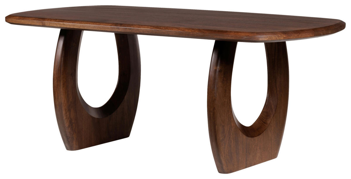 ESSTISCH in Holz 200/76/100 cm   - Walnussfarben, MODERN, Holz (200/76/100cm) - Livetastic