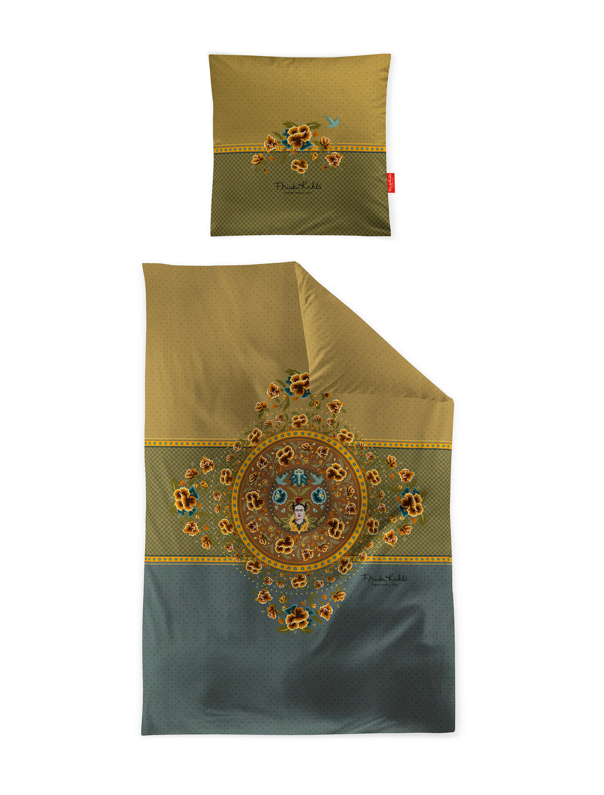 BETTWÄSCHE Makosatin 135/200 cm  - Grün, KONVENTIONELL, Textil (135/200cm) - Irisette