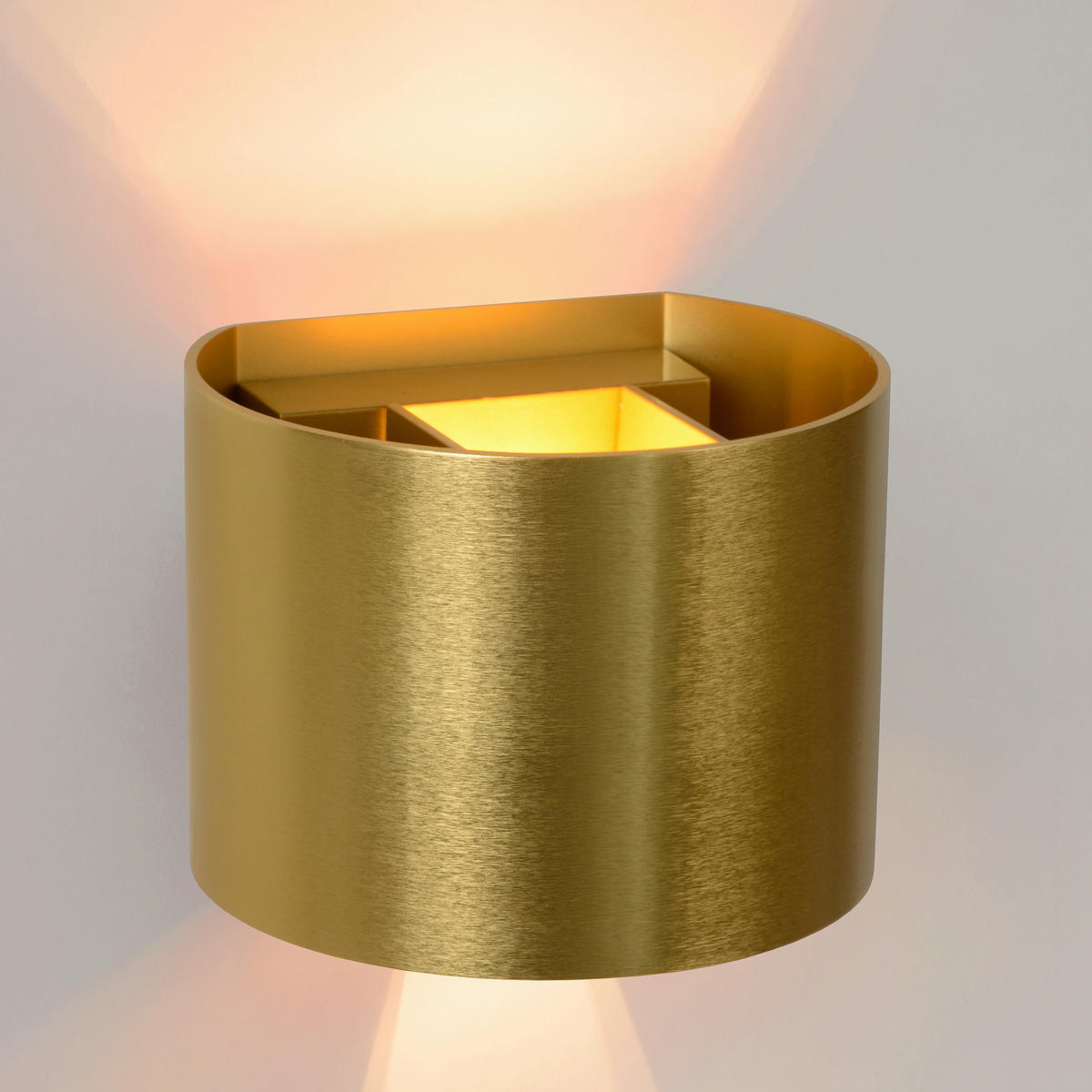 LED-WANDLEUCHTE Xio 11/13/9.7 cm   - Messingfarben, Design, Metall (11/13/9.7cm) - Lucide