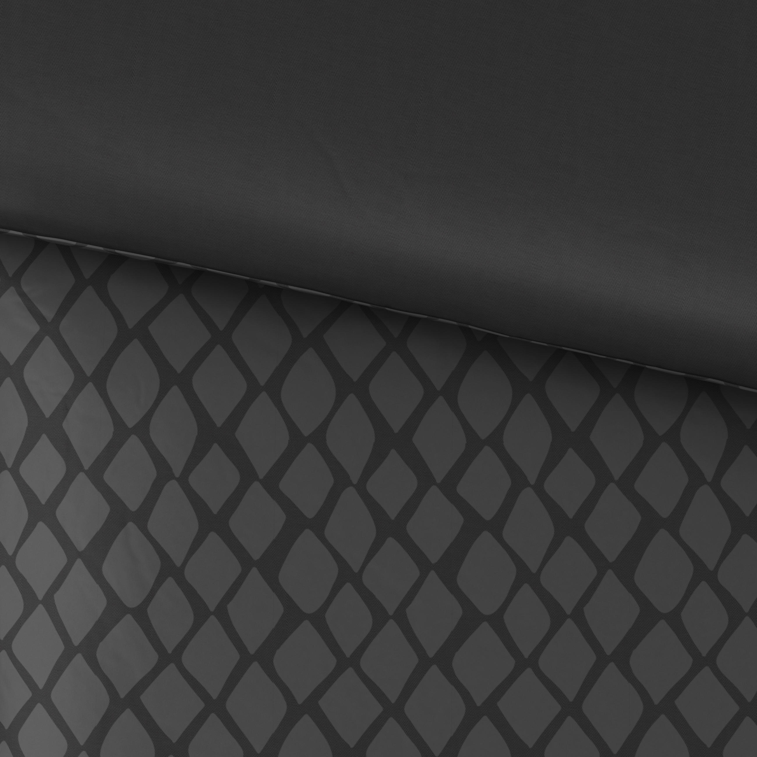 WENDEBETTWÄSCHE Satin 155/220 cm  - Anthrazit/Silberfarben, Design, Textil (155/220cm) - Dieter Knoll