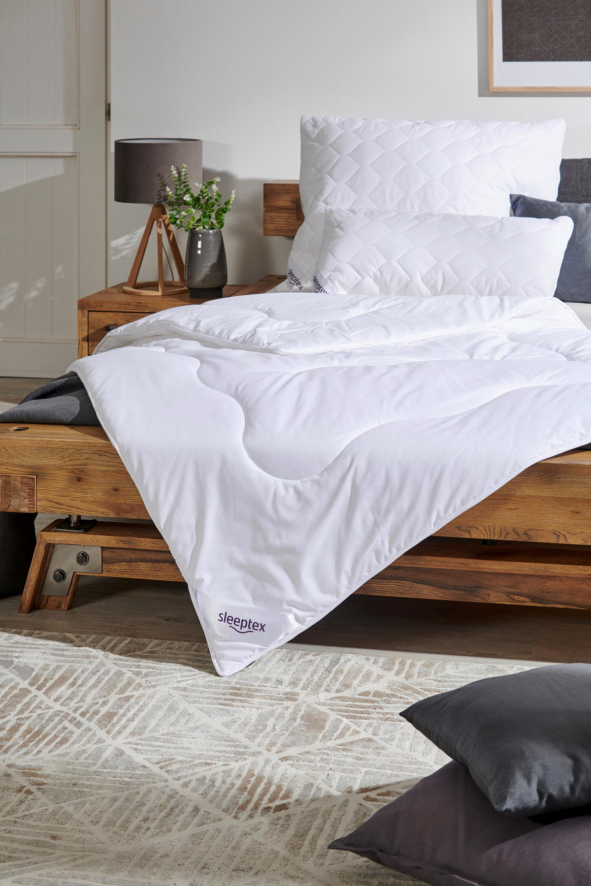 EGÉSZ ÉVES PAPLAN 140/200 cm  - fehér, Basics, textil (140/200cm) - Sleeptex