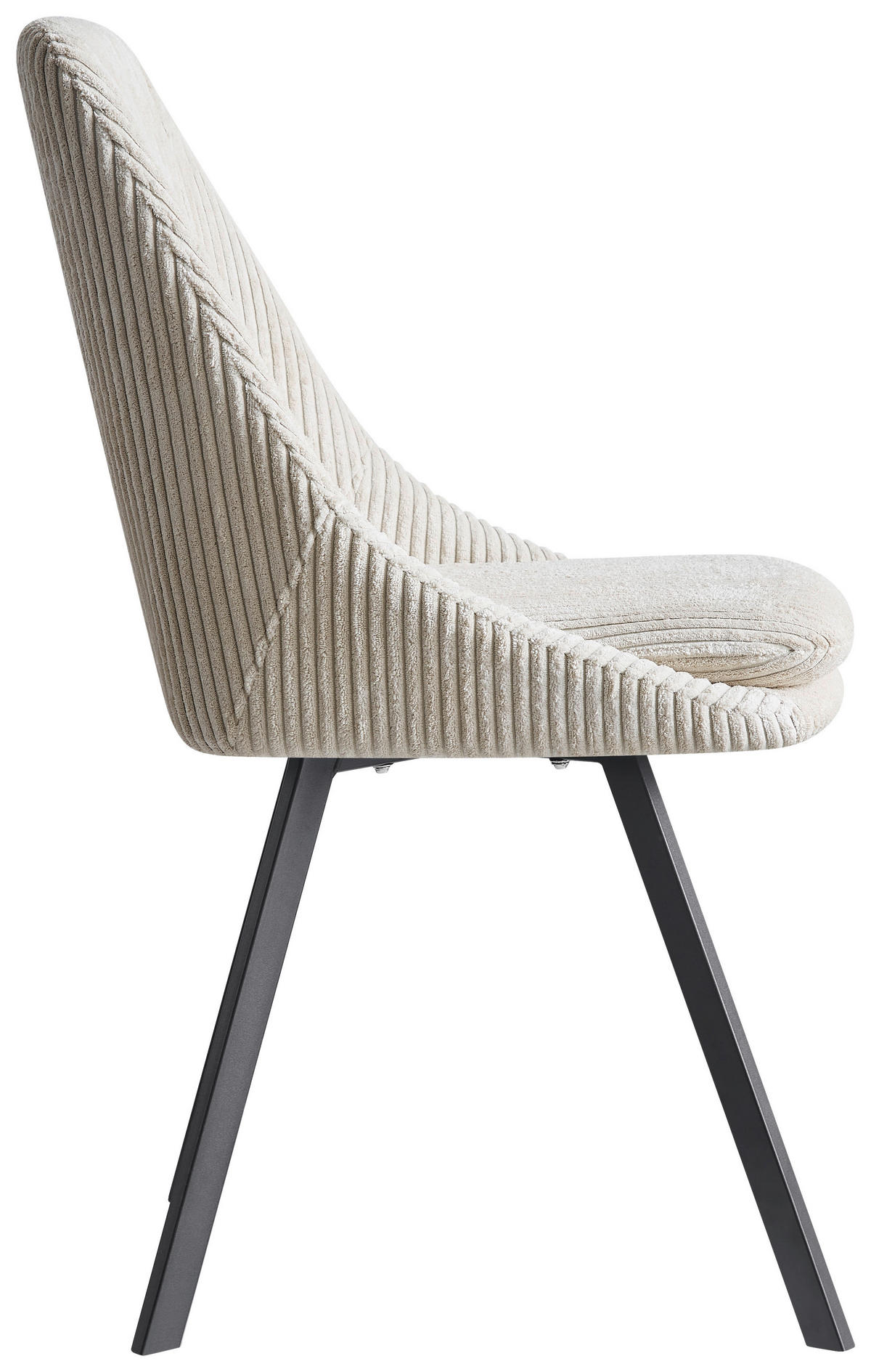 ŽIDLE, béžová - černá/béžová, Design, kov/textil (48/85/56cm) - Carryhome