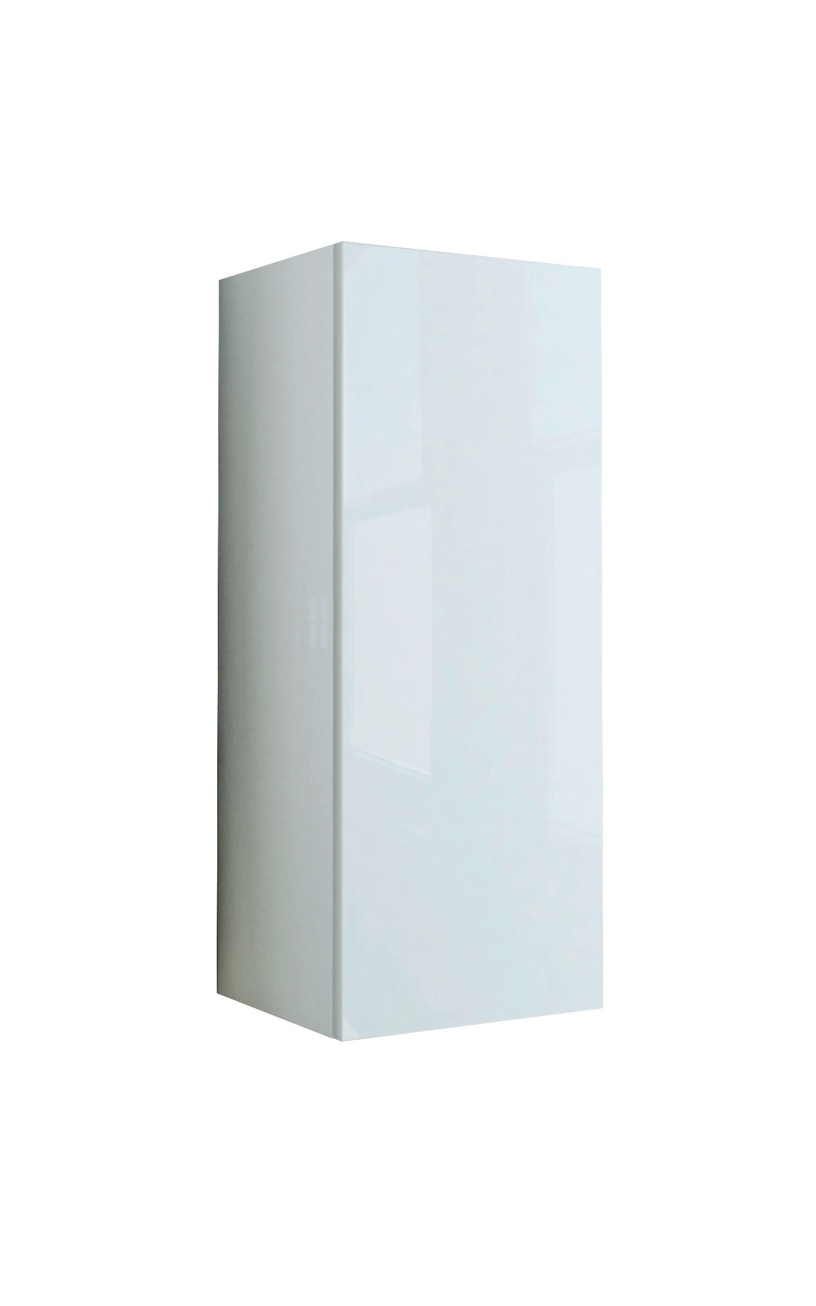 FALISZEKRÉNY 30/74/33,5 cm  - fehér, Basics, faalapú anyag (30/74/33,5cm) - Welnova