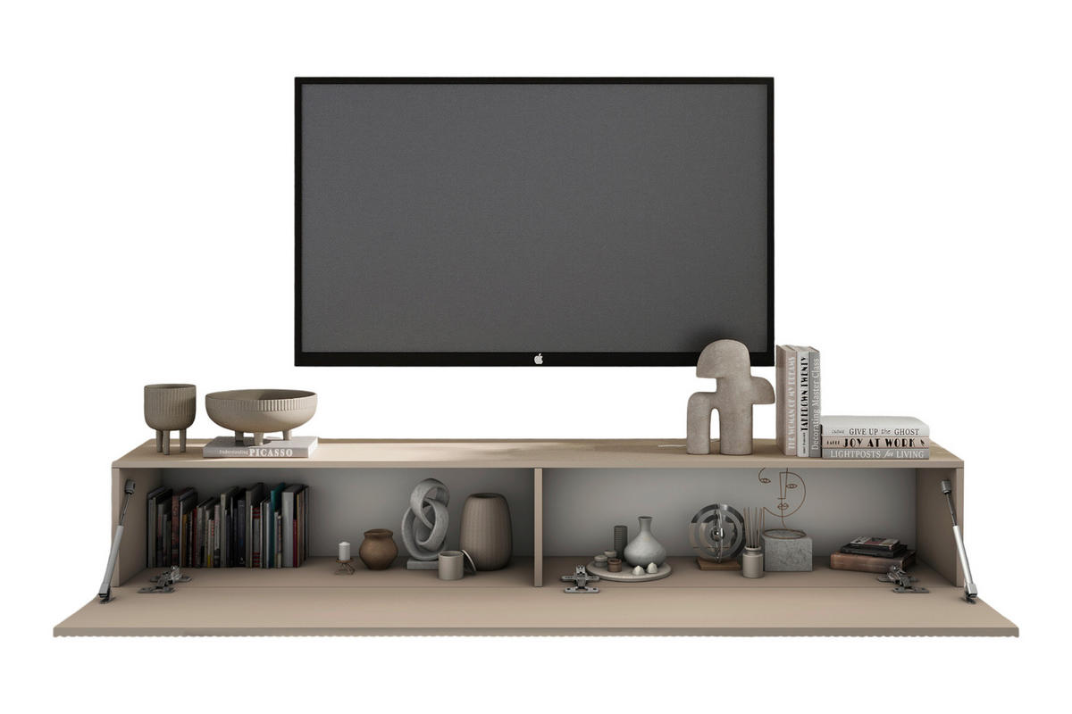 HÄNGELOWBOARD - Kaschmir, Design, Holzwerkstoff (180/29/30cm) - MID.YOU