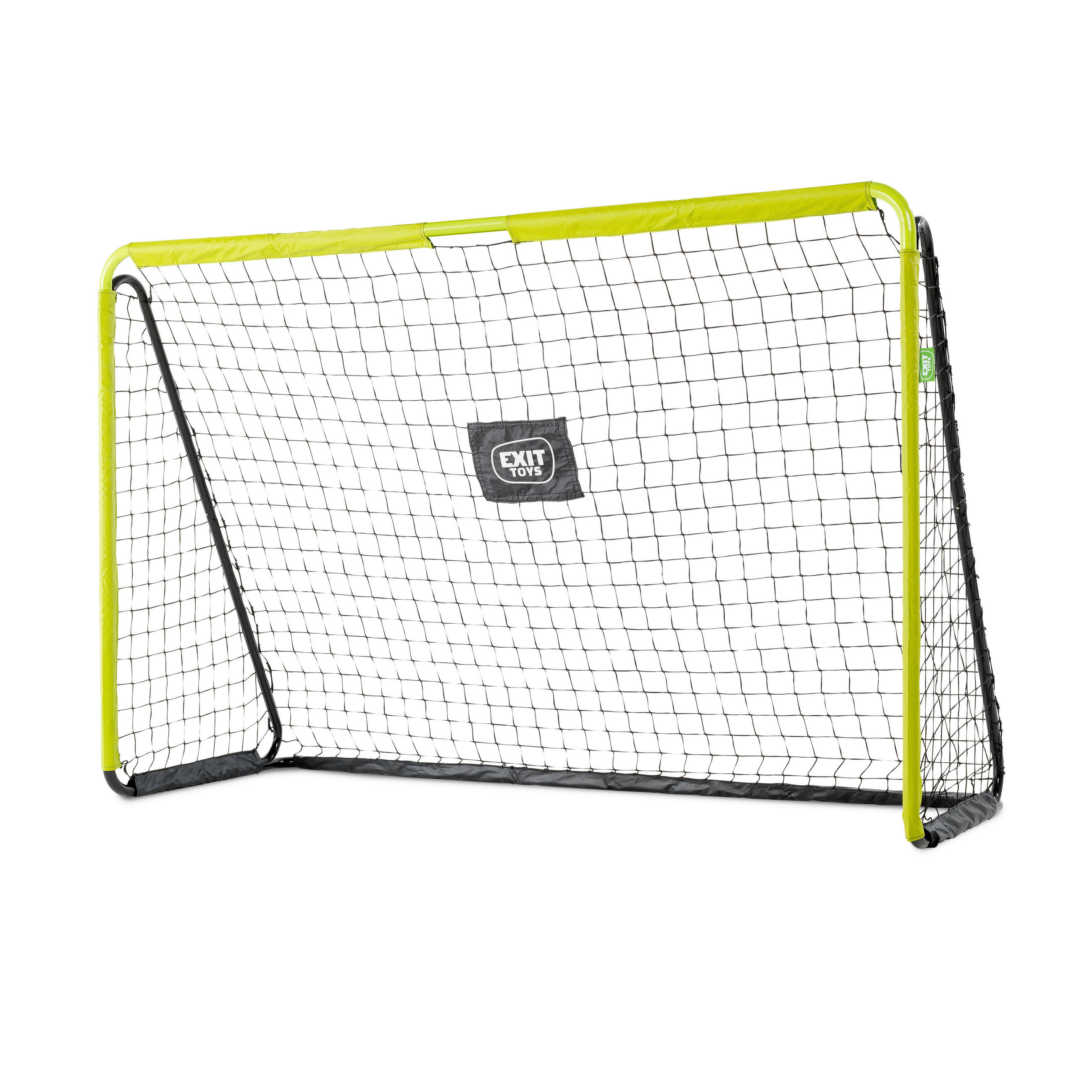 FUSSBALLTOR  - Limette/Schwarz, Konventionell, Kunststoff/Metall (246/160/90cm) - EXIT Toys