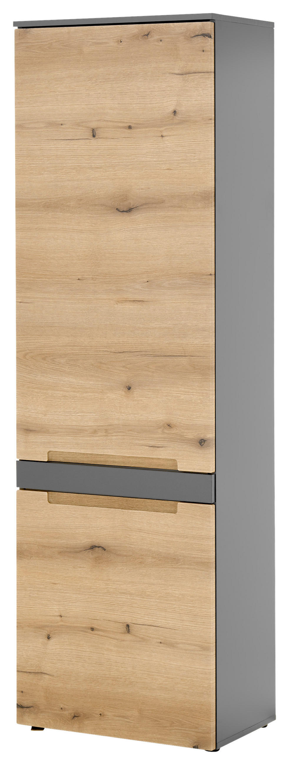 Garderobenschrank Petra Taylor  in 60/192/38 cm  - Eichefarben/Anthrazit, Design, Holzwerkstoff/Kunststoff (60/192/38cm) - Livetastic