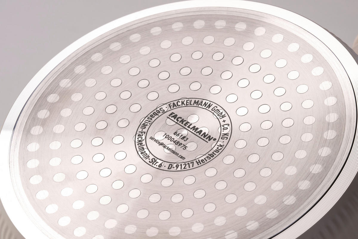 STIELKASSEROLLE Pamela Reif Serie SHELL  - Beigebraun, Basics, Glas/Metall (1,2l) - Fackelmann