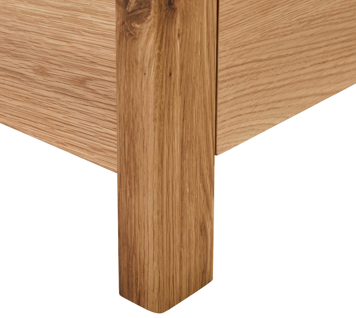 COUCHTISCH Eiche furniert, massiv rechteckig Naturfarben  - Naturfarben, LIFESTYLE, Holz/Holzwerkstoff (120/45/60cm) - MID.YOU