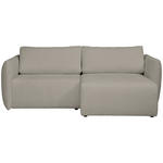 ECKSOFA  in Jersey Beige  - Beige/Schwarz, KONVENTIONELL, Kunststoff/Textil (238/148cm) - Carryhome