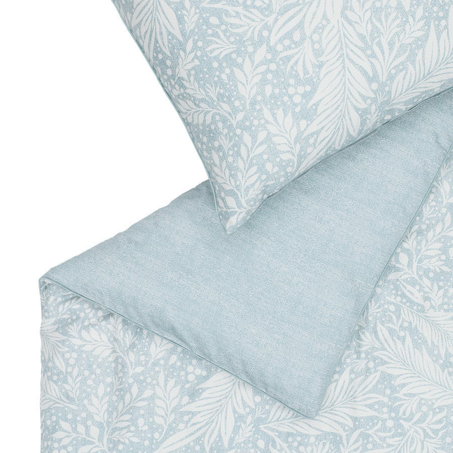 Thumbnail - Esprit Wendebettwäsche E-Victoria, Creme, Grün, Türkis, Salbeigrün, Textil, Floral, 155x220 cm, Oeko-Tex® Standard 100, ...