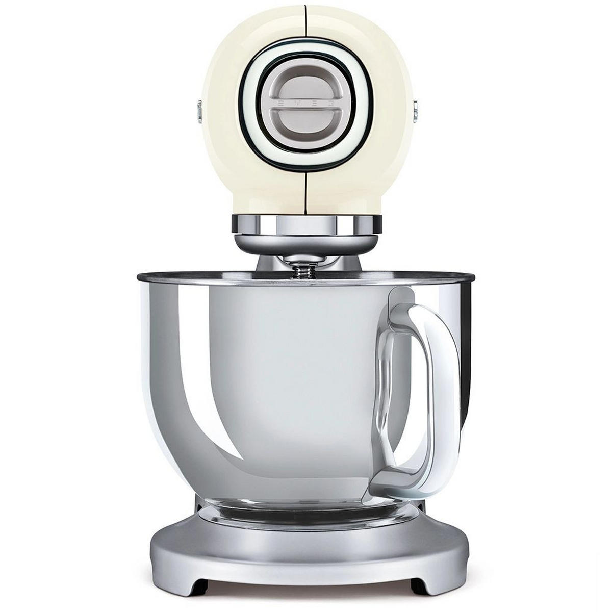 KÜCHENMASCHINE SMF02CREU  - Silberfarben/Creme, Basics, Metall (40,2/37,8/22,1cm) - SMEG