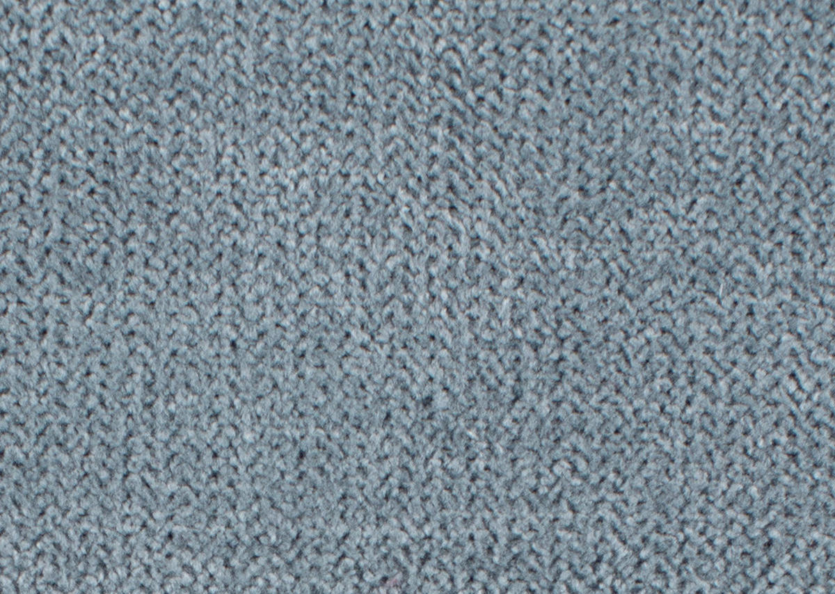 ECKSOFA in Flachgewebe Blaugrau  - Blaugrau/Schwarz, Design, Textil/Metall (310/250cm) - Moderano