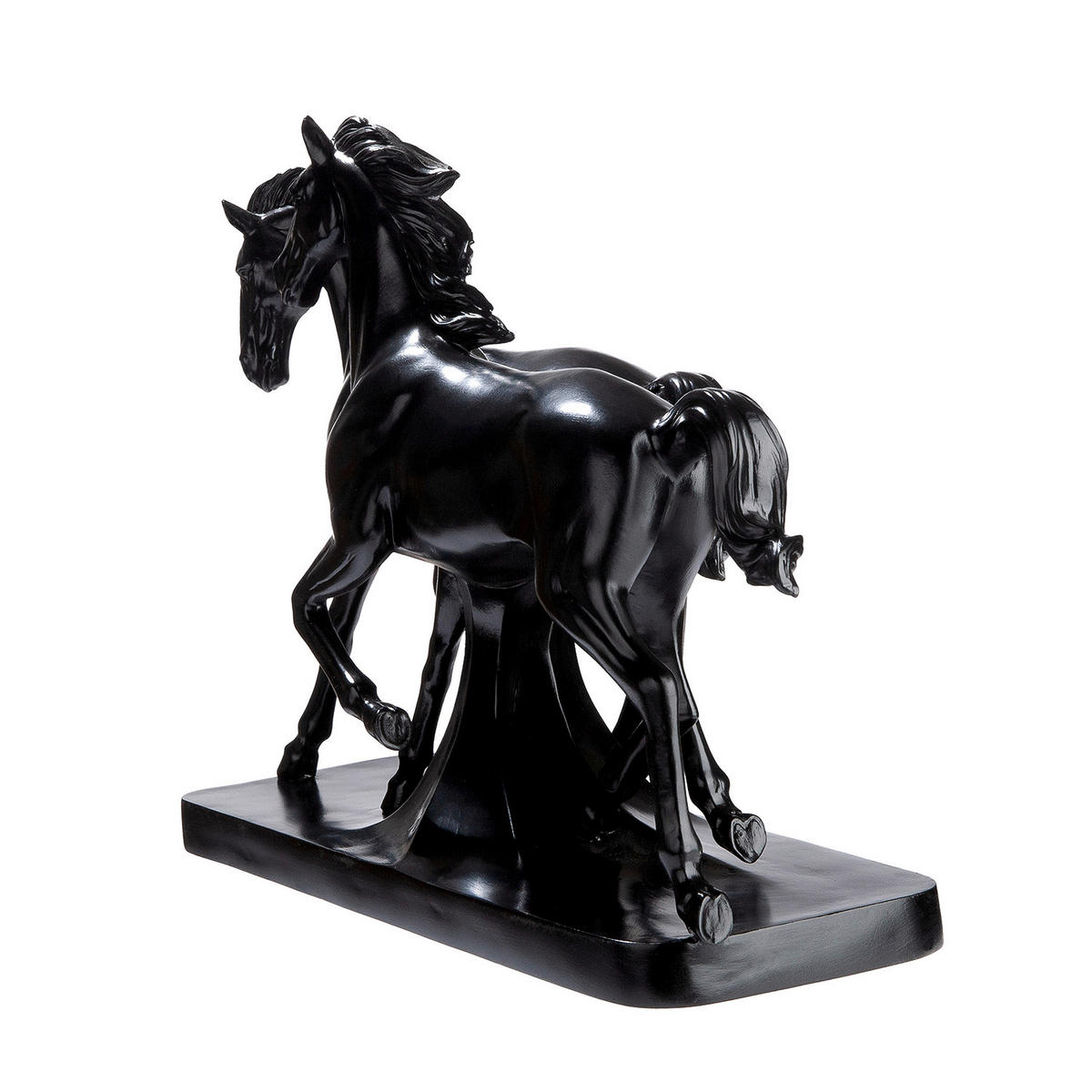 DEKOPFERD - Schwarz, Basics, Kunststoff (33,5/27/12,5cm)