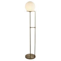 STOJEČA SVETILKA  Sphere      28/145 cm       - barve medenine, Trendi, kovina/steklo (28/145cm)