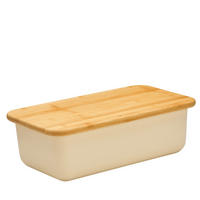 BROTKASTEN - Creme/Naturfarben, Basics, Holz/Kunststoff (40/23/13,5cm) - Zassenhaus