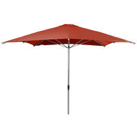 SONNENSCHIRM 300X300 cm Terracotta  - Silberfarben/Terracotta, Basics, Textil/Metall (300/300cm) - Doppler