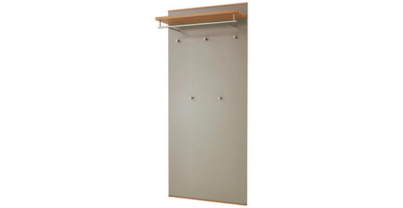 GARDEROBENPANEEL in 80/183/27 cm - Taupe/Eichefarben, Design, Holz/Holzwerkstoff (80/183/27cm) - Novel