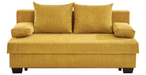 SCHLAFSOFA in Flachgewebe Gelb  - Gelb, KONVENTIONELL, Holz/Textil (200/88/102cm) - Xora