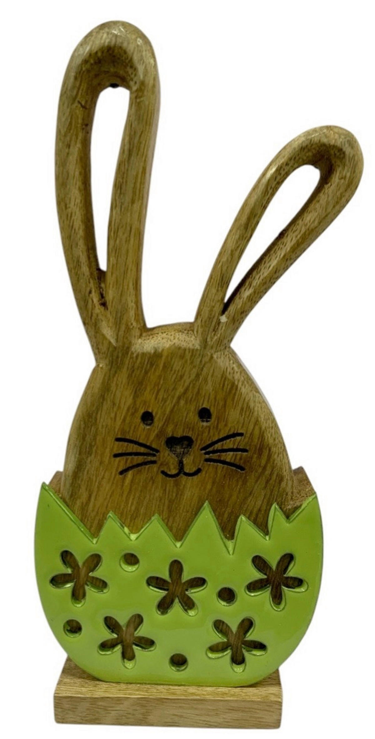 DEKORATIONSHARE - grön/brun, Lifestyle, trämaterial/trä (9/21/4cm)