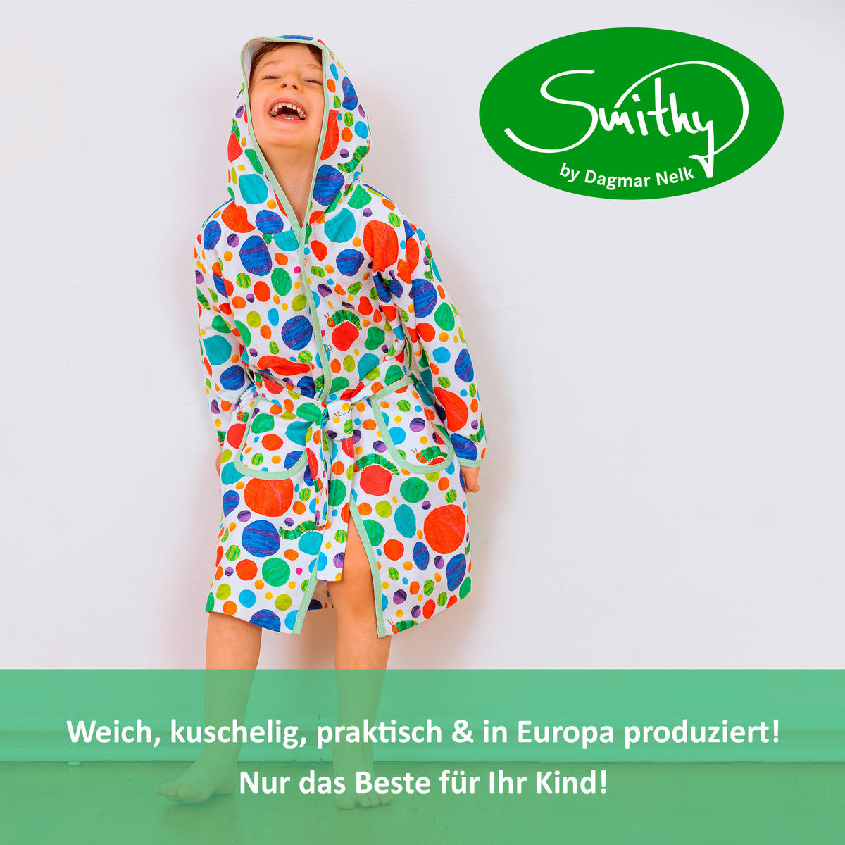 KINDERBADEMANTEL 128  - Multicolor, Basics, Textil (128null)