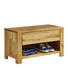 GARDEROBENBANK Wildeiche massiv, teilmassiv Eichefarben - Eichefarben, Basics, Holz (78/43/36,8cm) - Linea Natura GARDEROBENBANK Wildeiche massiv, teilmassiv Eichefarben - Eichefarben, Basics, Holz (78/43/36,8cm) - Linea Natura