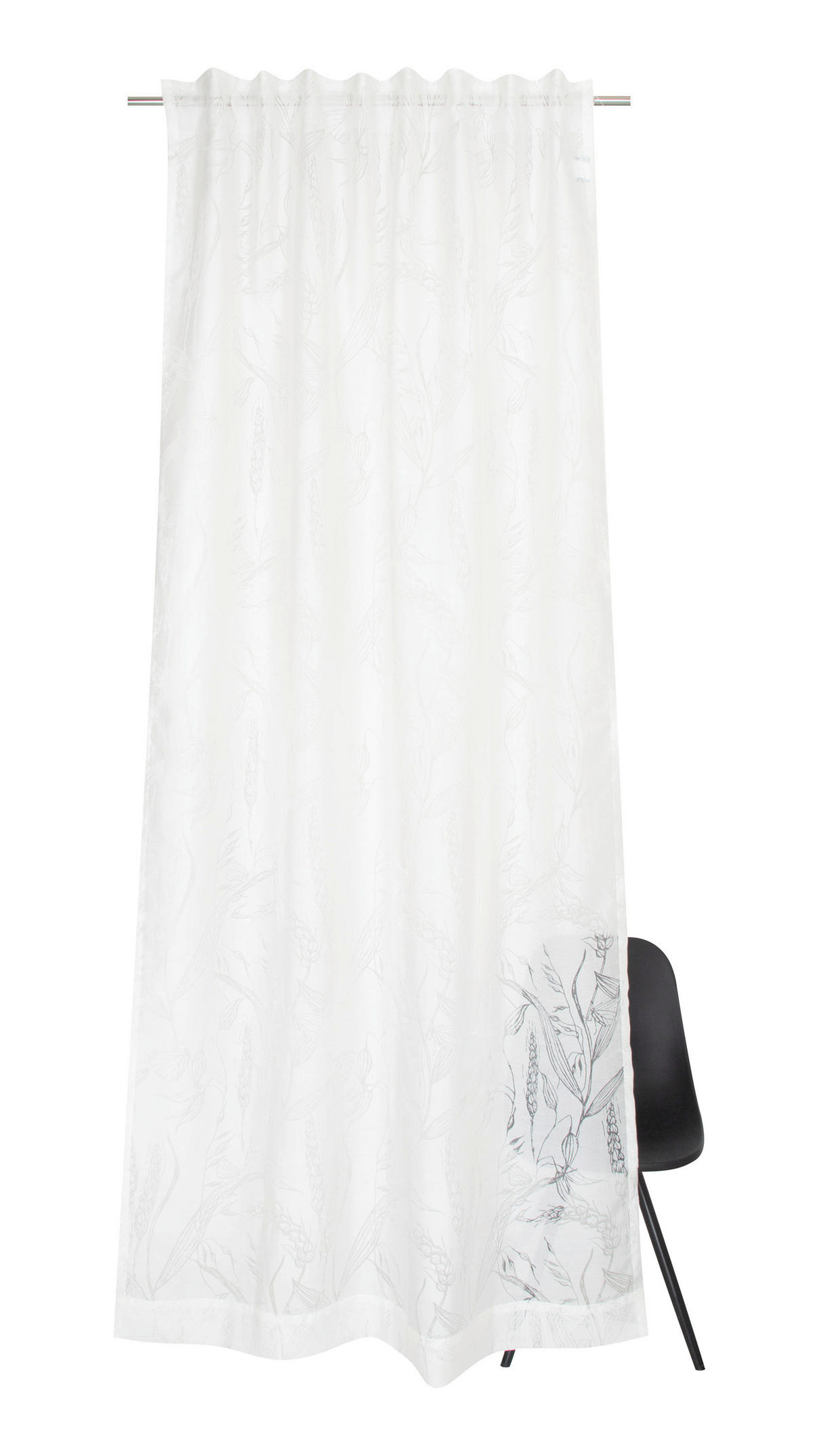 FERTIGVORHANG transparent  - Weiß, Basics, Textil (130/250cm) - Schöner Wohnen
