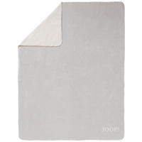 WOHNDECKE Melange Doubleface 150/200 cm  - Silberfarben/Naturfarben, KONVENTIONELL, Textil (150/200cm) - Joop!