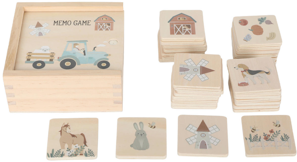 MEMORY  - Multicolor, Trend, Holz/Holzwerkstoff - Avelia